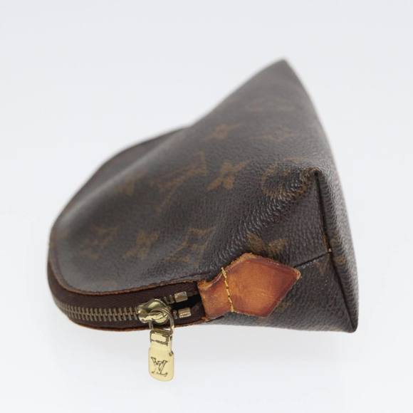 LOUIS VUITTON Monogram Pochette Cosmetic PM Cosmetic Pouch M47515 LV Auth 82728 - Picture 3 of 16